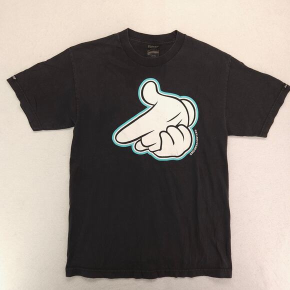 Crooks & Castles Casual Crew Neck Graphic T Shirt Mens Size Medium M Black - Picture 2 of 10